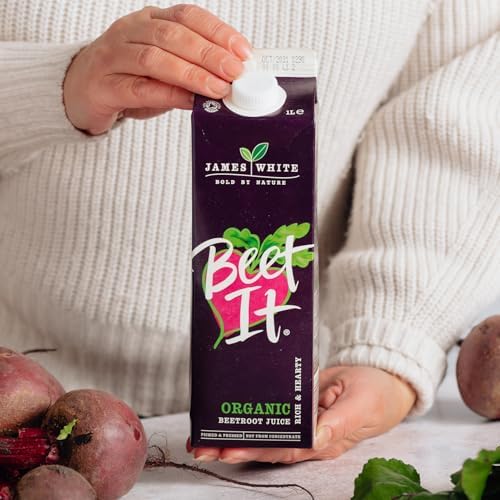 Beet It Organic Beetroot Juice – Lacto-Fermented Drink (1L x 8 Pack)