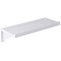 Tinsellns White Bathroom Shelf – No-Drill Adhesive Wall Mounted Organizer