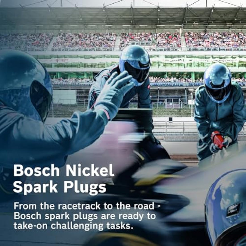 Bosch N40 Spark Plug Set of 4 | Robust Ignition for Gasoline Engines