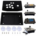 Jolof Store DIY Arcade Game Kit – Black Acrylic Panel Case Replacement