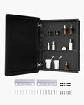 VEVOR 24x30 Medicine Cabinet | Recessed Bathroom Mirror with Shelves
