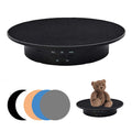 Luolety Electric Rotating Turntable | Motorized Photography Stand with 5 Backgrounds