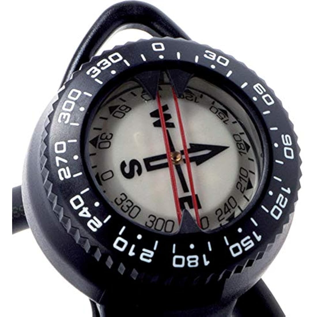 Cressi 2-Gauge Diving Console | Compass and Pressure Gauge - Black