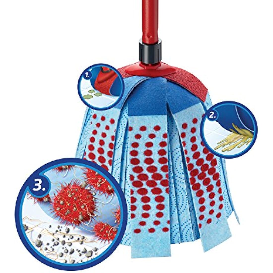 Vileda SuperMocio 3 Action XL Mop and Bucket Set with Extra Refill