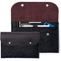 Leather iPad Pro Sleeve | Full Grain Buffalo & Merino Wool