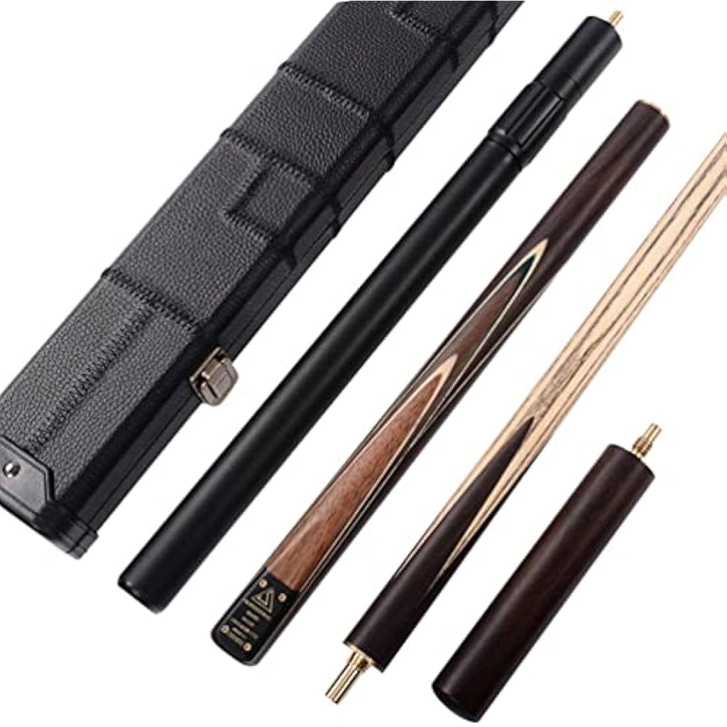 CUESOUL 57" Rosewood 3/4 Snooker Cue Set with Case and Extension