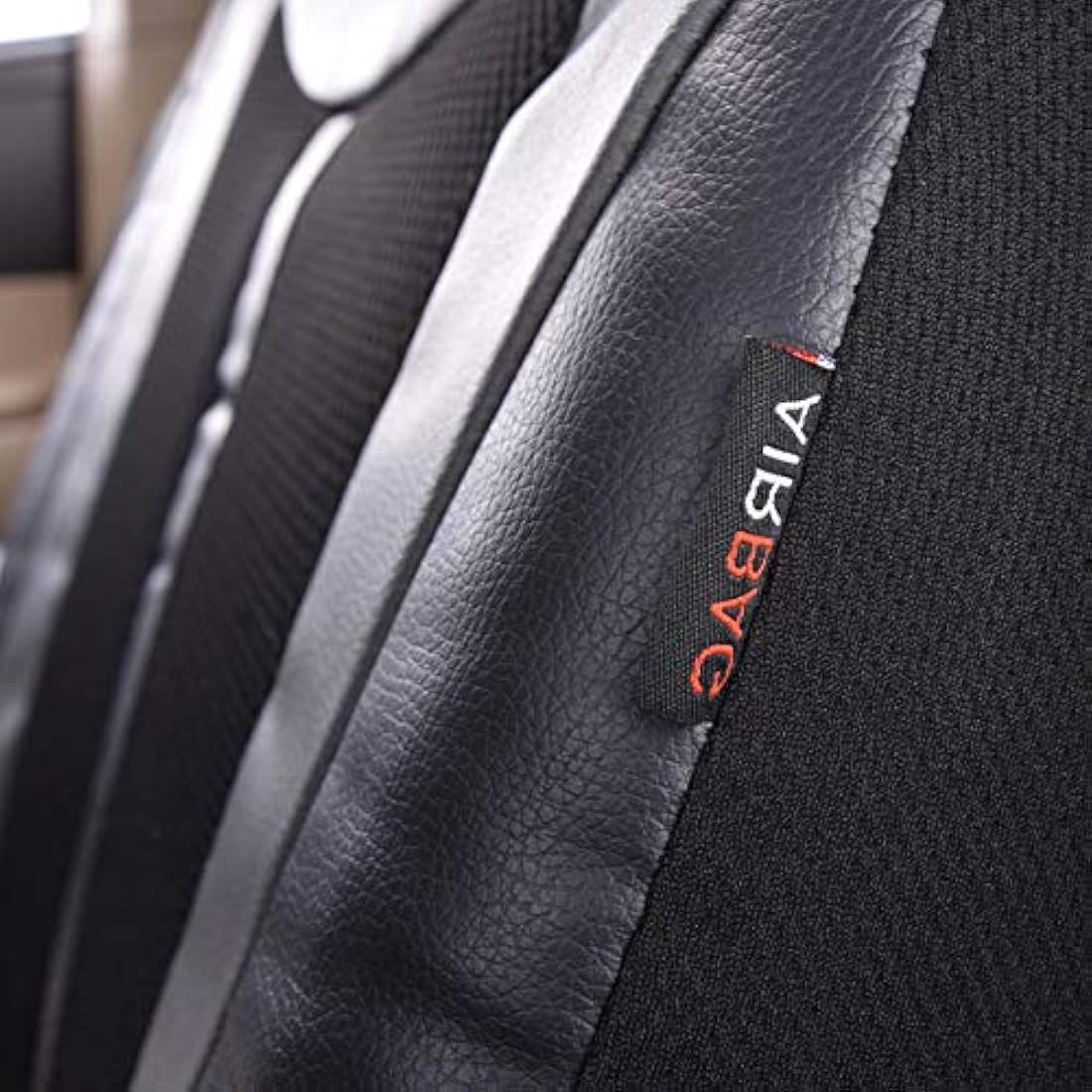 Car Seat Covers – 2 Front Seats Breathable PU Leather