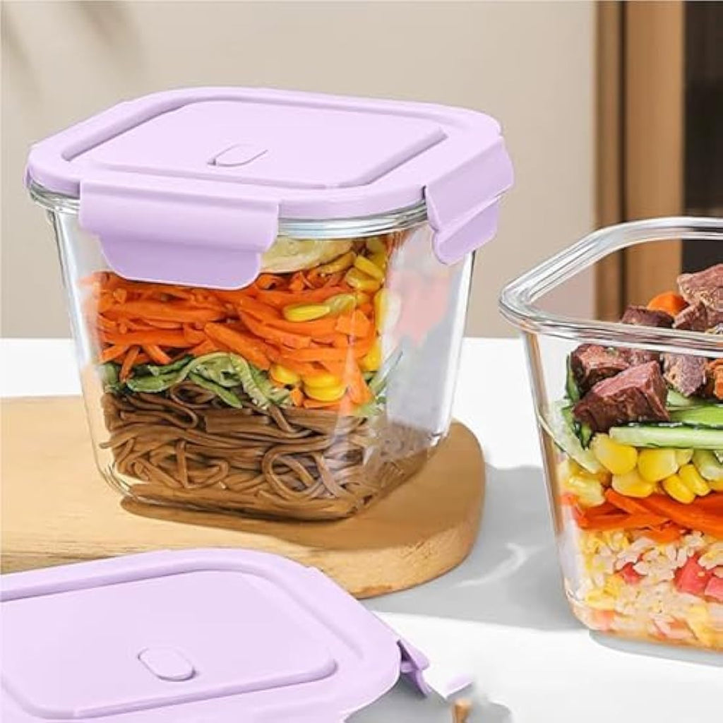 Jolof Store Glass Food Containers - 920ml Airtight Borosilicate (4 Pack)