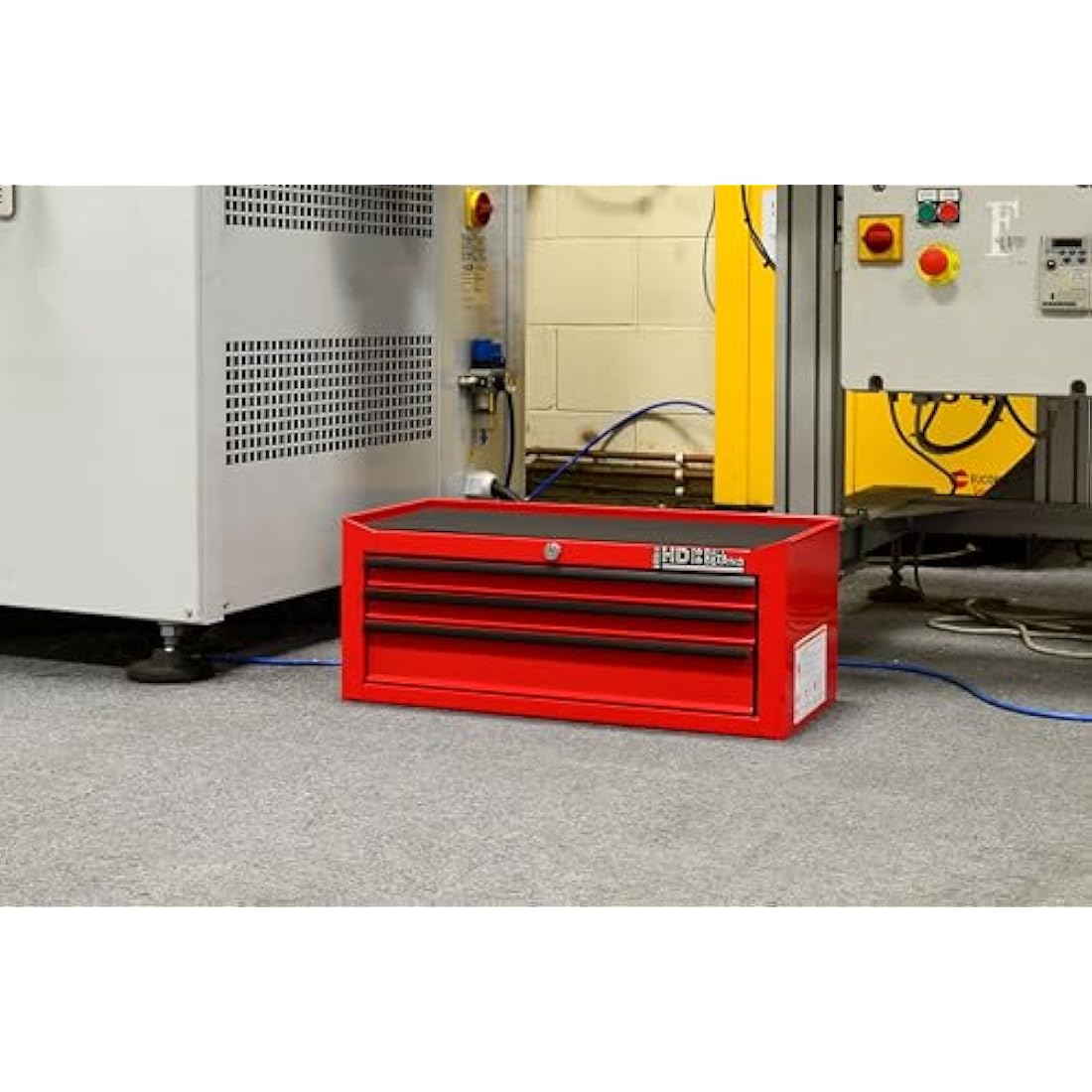 Hilka G301C3BBS 3-Drawer Steel Tool Chest with Ball Bearings - Red