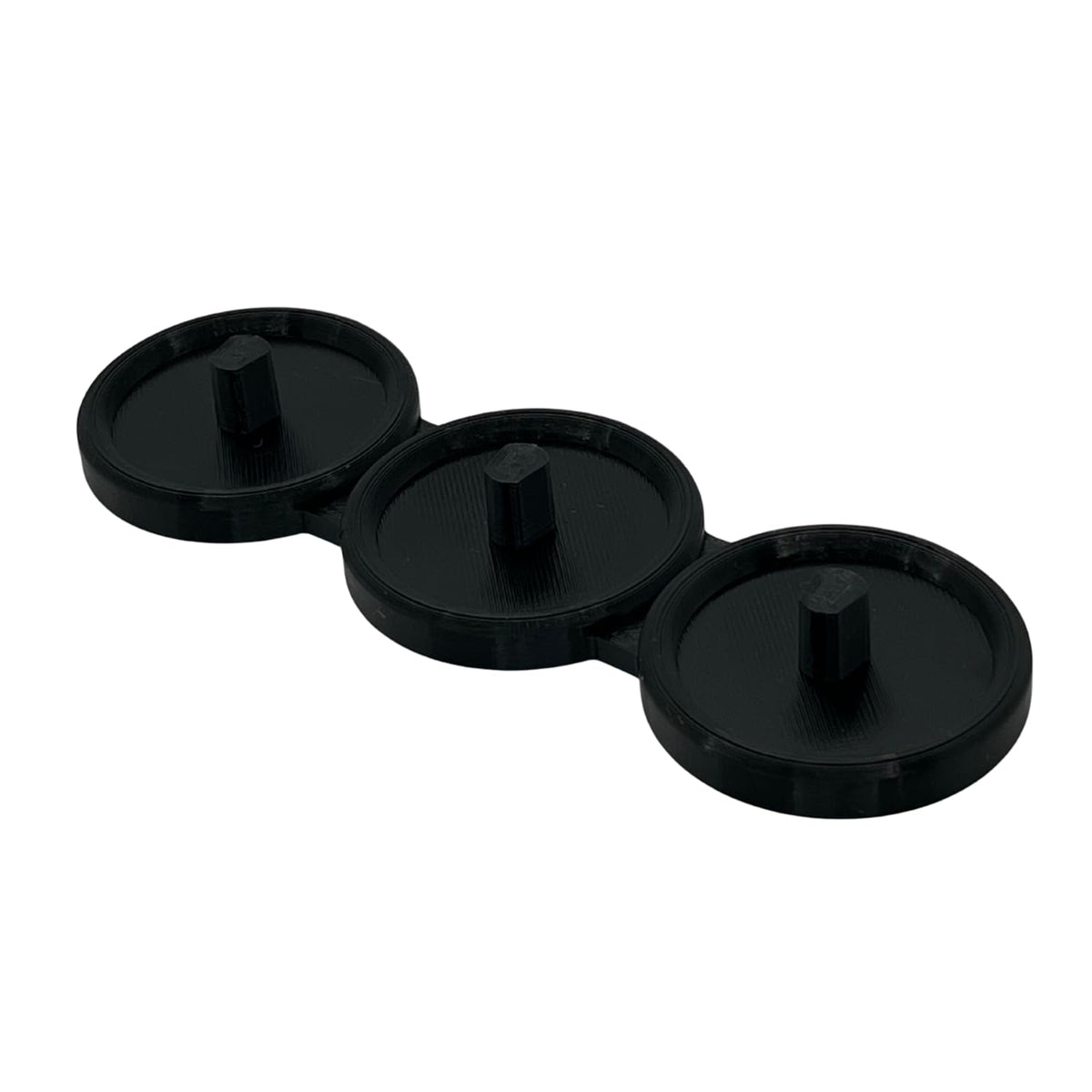 Oral Care Brand Electric Toothbrush Stand & Drip Tray Black, Triple