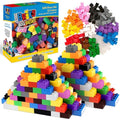 Strictly Briks Big Building Blocks for Toddlers | 204 Piece Rainbow Set