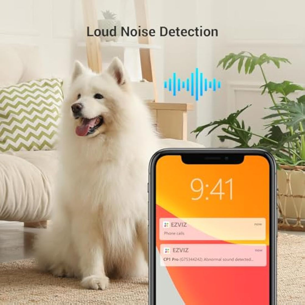 EZVIZ CP1 Pro 2K+ 4MP Indoor WiFi Camera | Color Night Vision & Audio