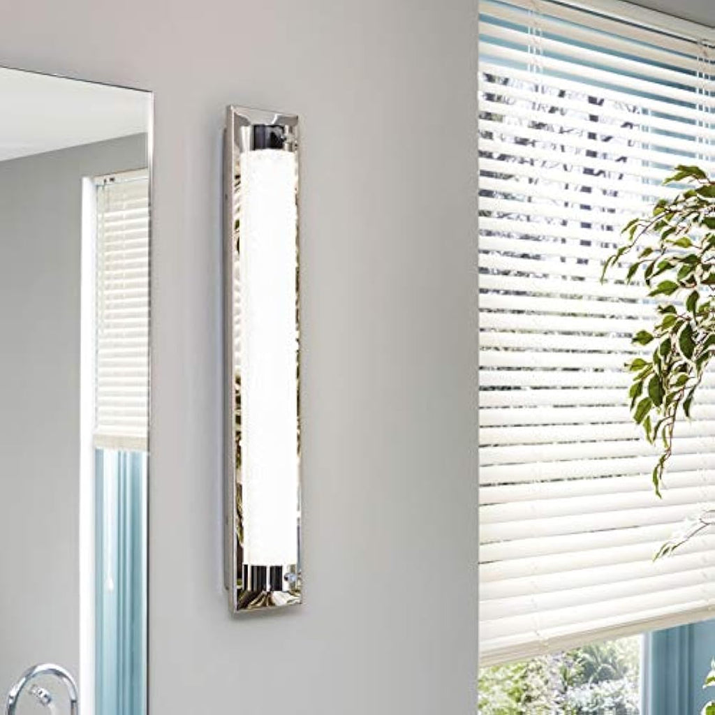 Eglo TOLORICO LED Bathroom Wall & Ceiling Light - Chrome & Crystal