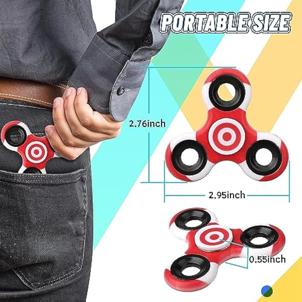 Metal Fidget Spinner 12-Pack | Stress Relief Sensory Toy