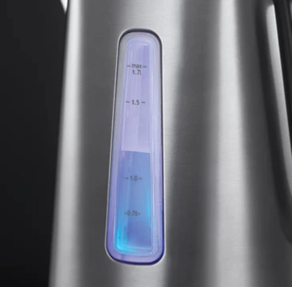 Russell Hobbs Luna Electric Kettle – 1.7L Grey Stainless Steel 3KW