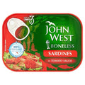 John West Skinless & Boneless Sardines in Tomato Sauce, 95g - 12 Pack