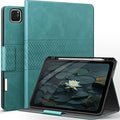 AUAUA iPad Pro 12.9 Case (6th-3rd Gen) | Vegan Leather Cover with Pencil Holder