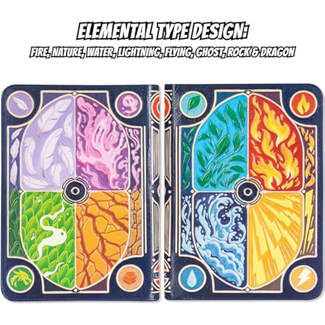 3D Pokemon Card Binder | 9-Pocket PU Leather TCG Album (360 Cards)