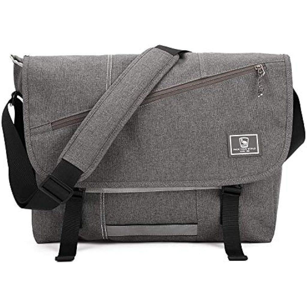 Waterproof Laptop Messenger Bag | 15.6 Inch Crossbody Satchel