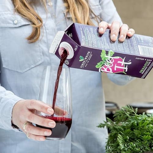 Beet It Organic Beetroot Juice – Lacto-Fermented Drink (1L x 8 Pack)