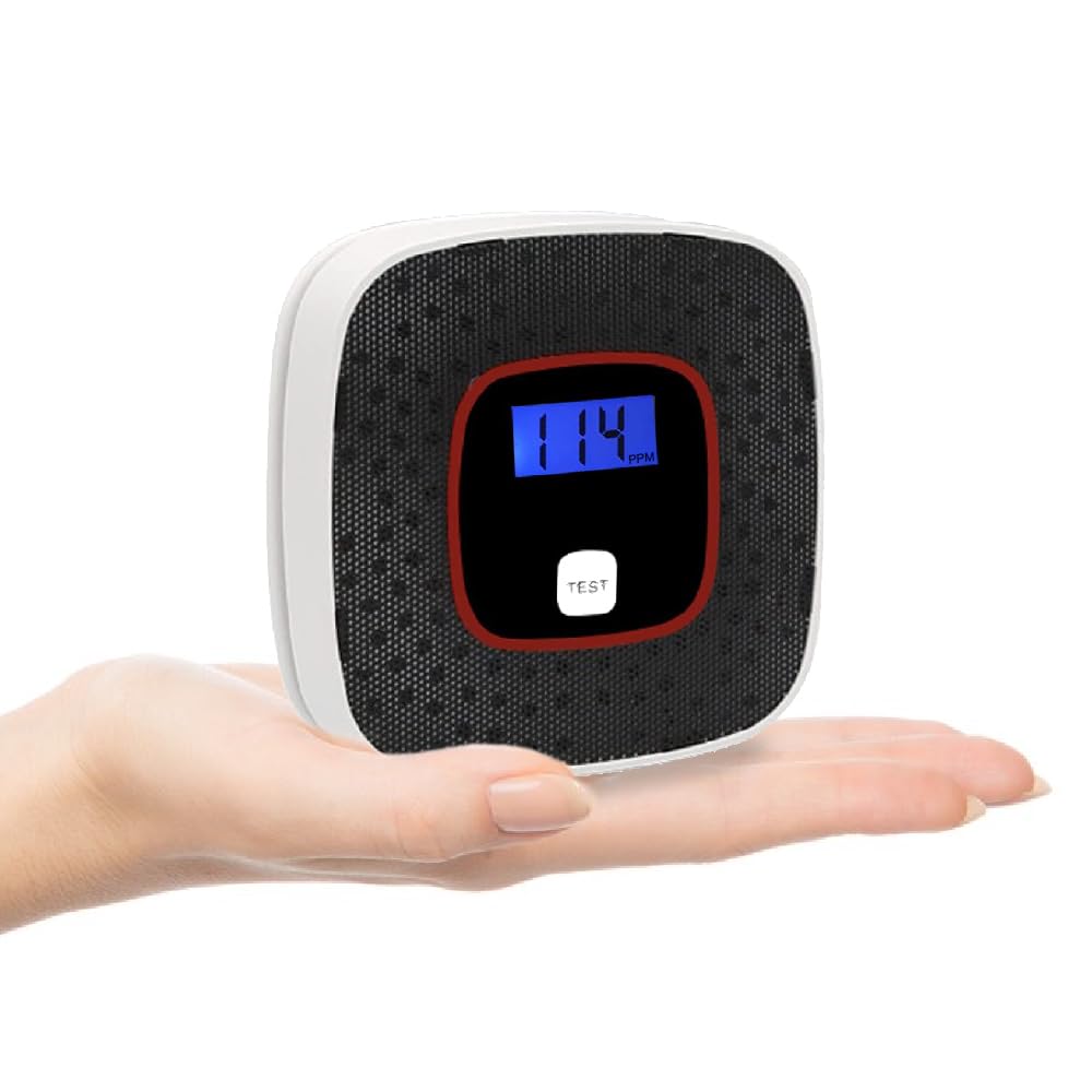 OBEST Carbon Monoxide Detector – Digital Display Wall Mount Alarm