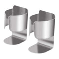 Yoassi 2-Pack Electric Toothbrush Holder – Wall Mounted Stainless Steel