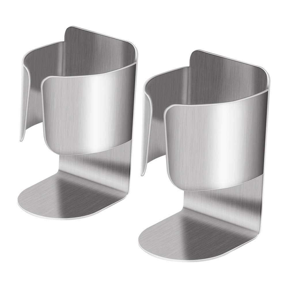 Yoassi 2-Pack Electric Toothbrush Holder – Wall Mounted Stainless Steel