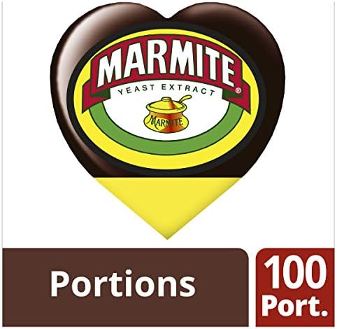 Marmite Yeast Extract Vegan Spread - 100 x 8g Heart-Shaped Portions