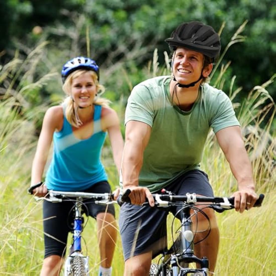 Exclusky Bike Helmet with LED Light – Breathable MTB & Road Cycle Helmet