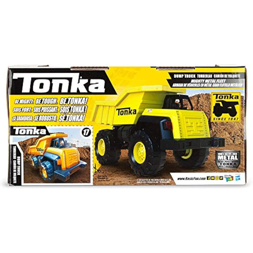 Tonka Mighty Metal Fleet Dump Truck – 8 Inch Steel Construction Toy