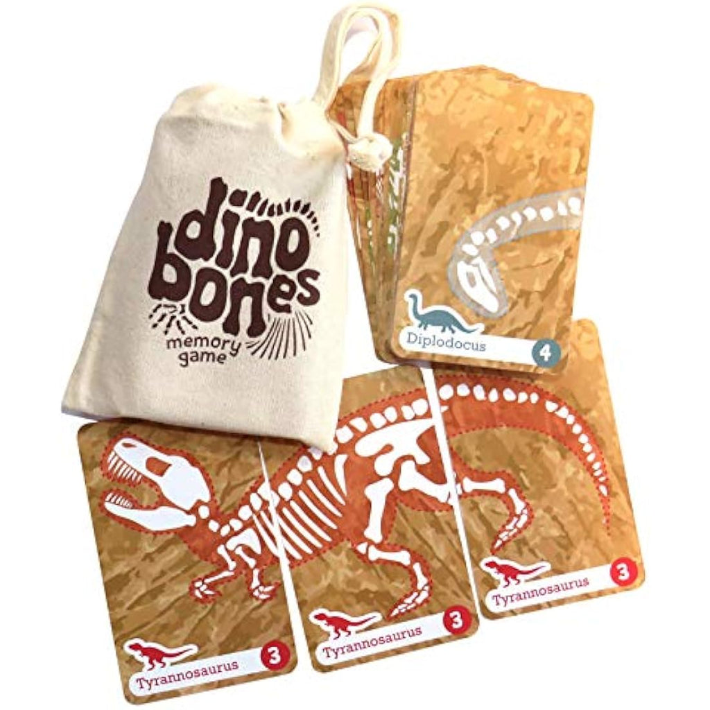 Dino Bones Dinosaur Memory Game by Jolof Store – 32 Card Educational Set