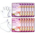 Epielle Moisturizing Hand & Foot Masks - 12 Pairs with Avocado Oil