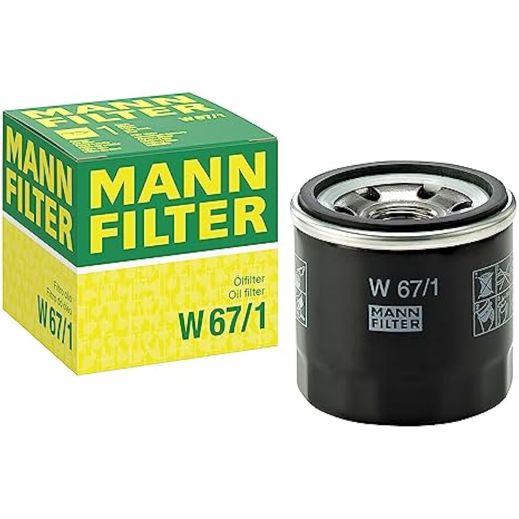 MANN-FILTER W 67/1 Oil Filter for Cars and Transporters – M20x1.5
