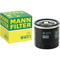 MANN-FILTER W 67/1 Oil Filter for Cars and Transporters – M20x1.5