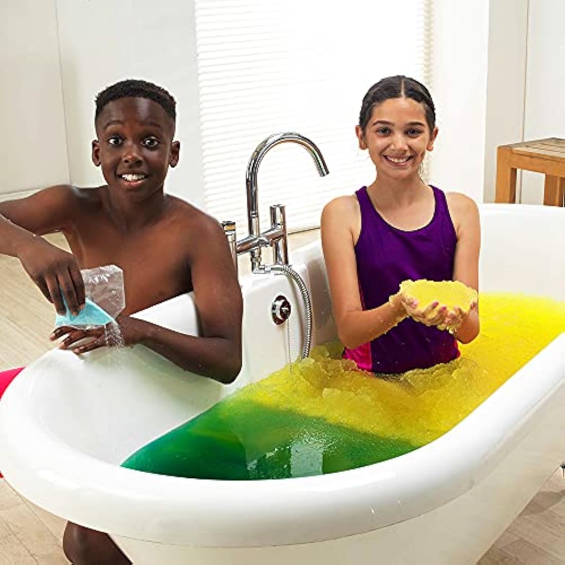 Zimpli Kids Eco Gelli & Slime Baff 3-Pack | Biodegradable Bath Toys