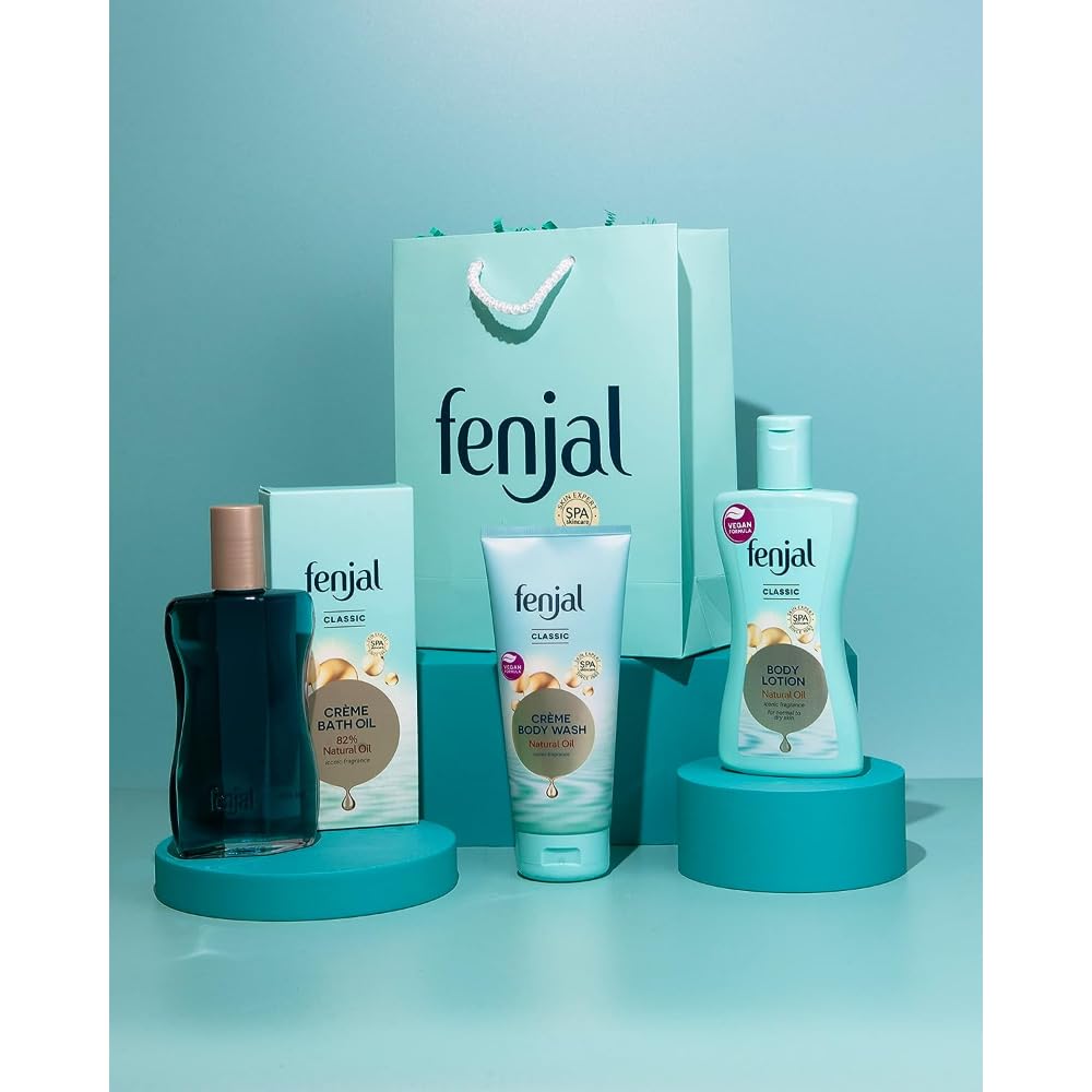 Fenjal Classic Bath and Body Gift Set | 3-Piece Luxury Skincare Bundle