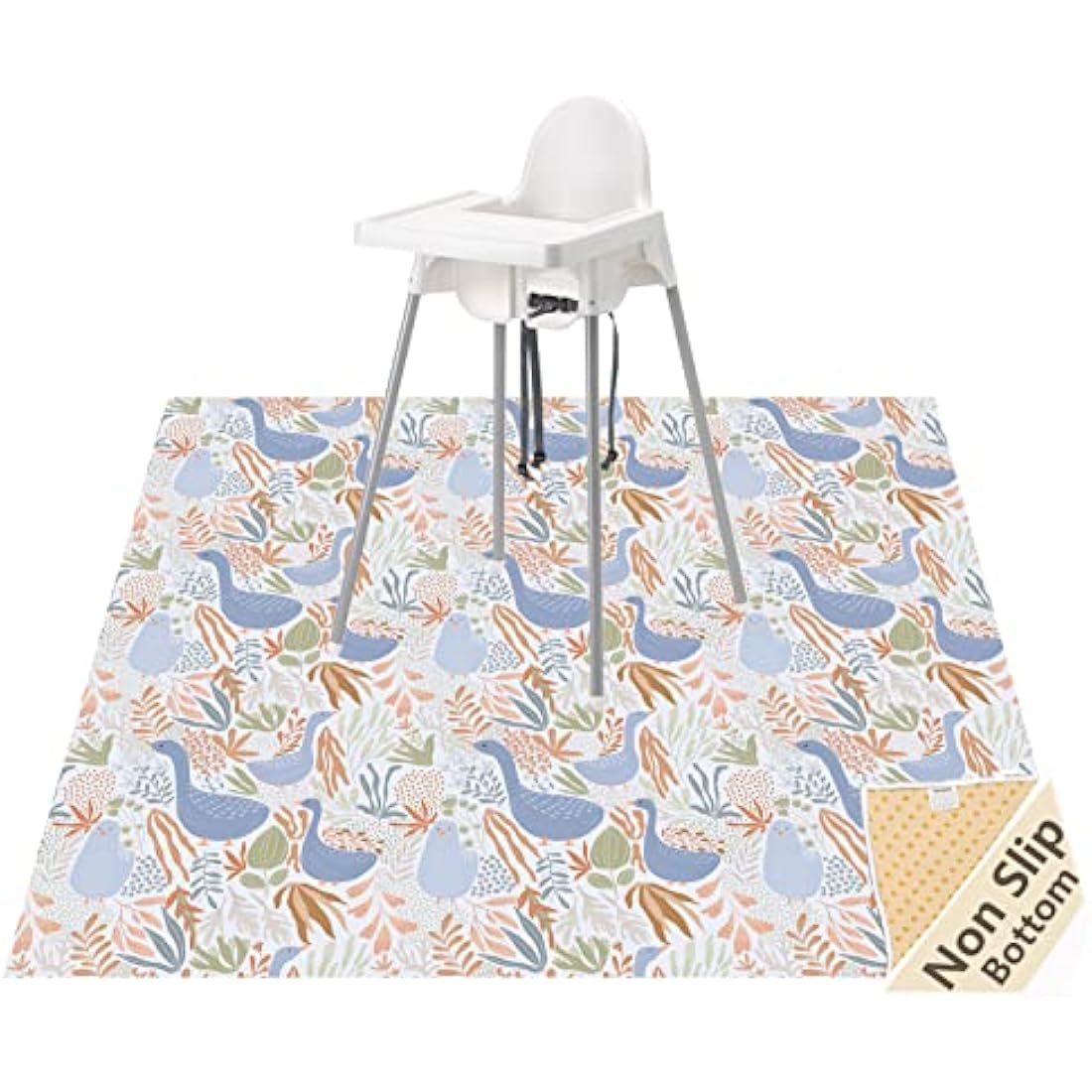 Splat Mat – 51" Waterproof Non-Slip High Chair Floor Mat