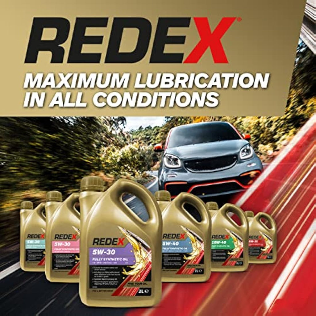 Redex 5W-40 Fully Synthetic Engine Oil - 2 Litre Motor Lubricant