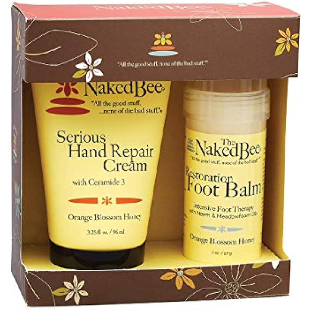 The Naked Bee Orange Blossom Hand & Foot Gift Set - Repair & Restore