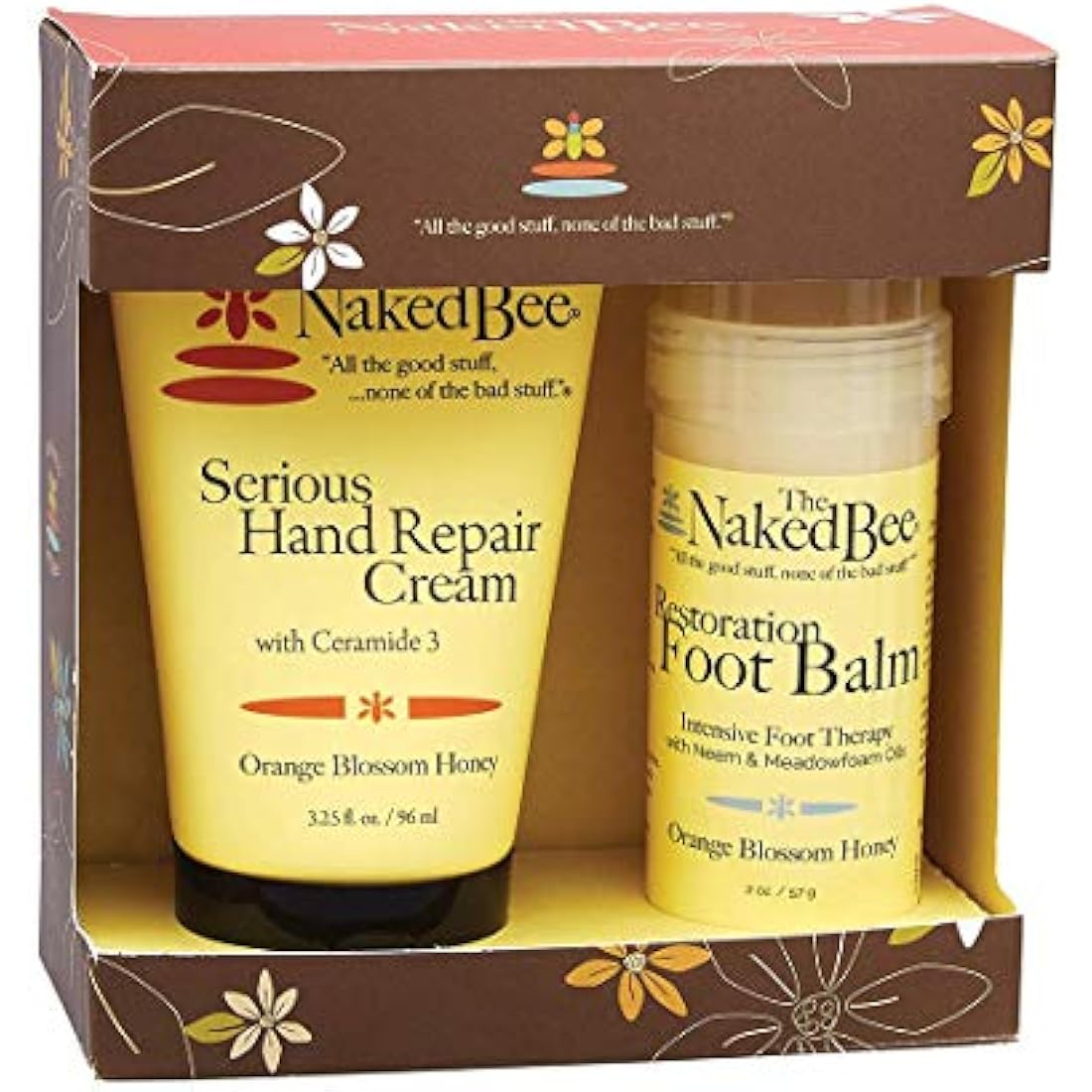 The Naked Bee Orange Blossom Hand & Foot Gift Set - Repair & Restore