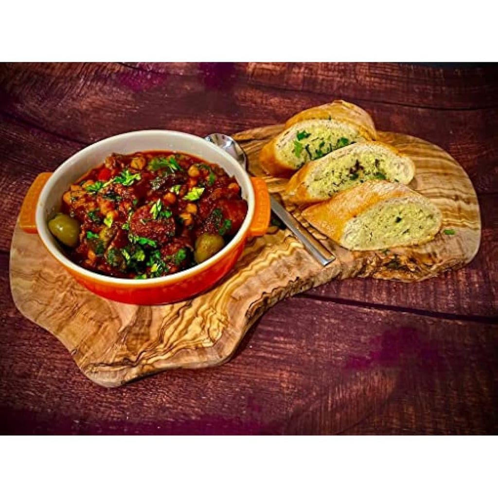 Jolof Store Olive Wood Chopping & Serving Board - 40x20cm Antipasti Platter