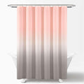 Lush Decor Ombre Fiesta Shower Curtain | Blush and Gray | 72 x 72