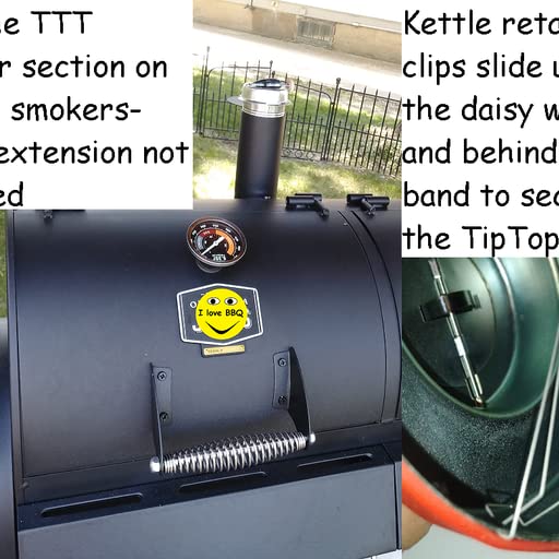 Tip Top Temp TTT-03 Kettle Grill Temperature Regulator and Smoker