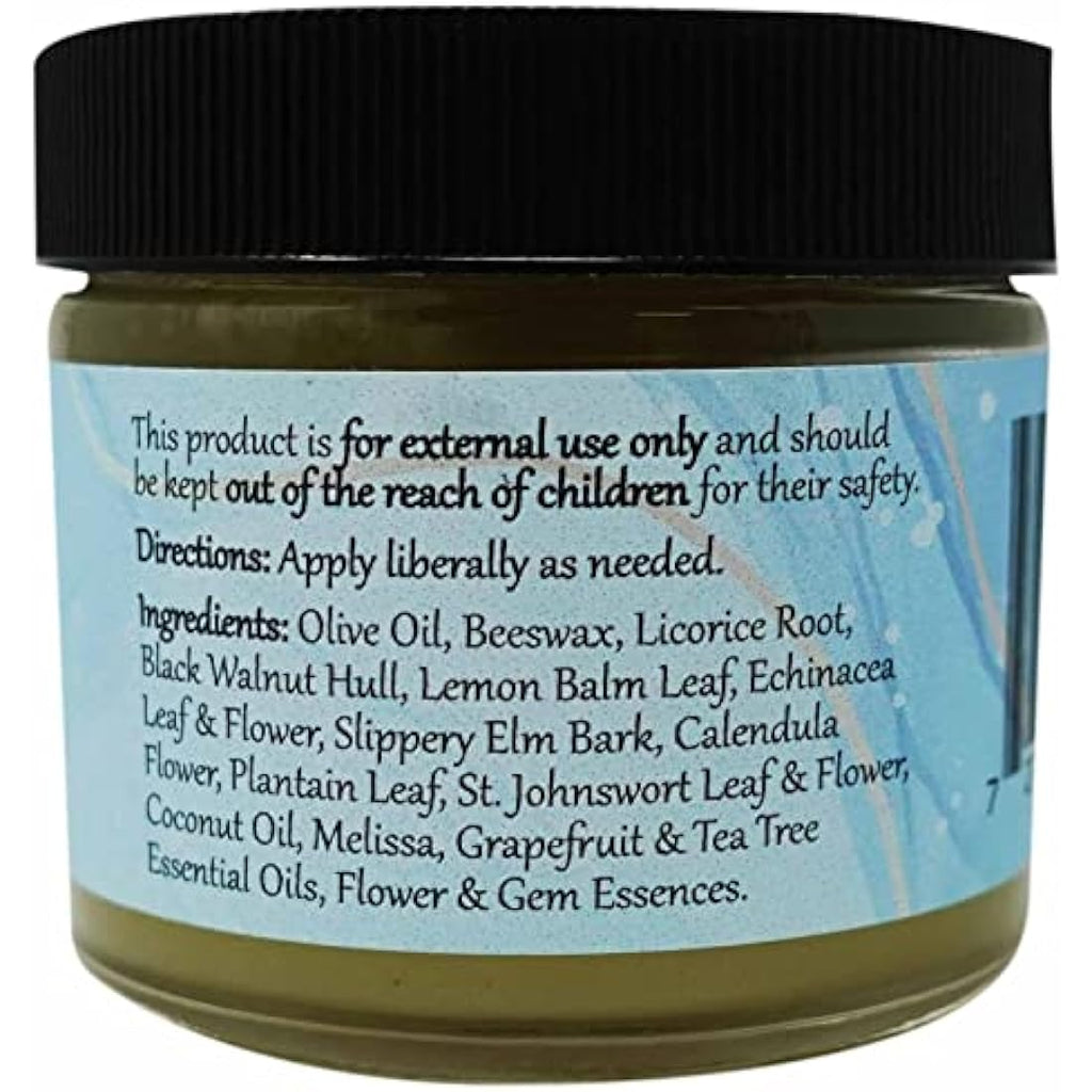 WiseWays Herbals Lemon Balm Salve – Natural Skin Moisturizer, 2 oz