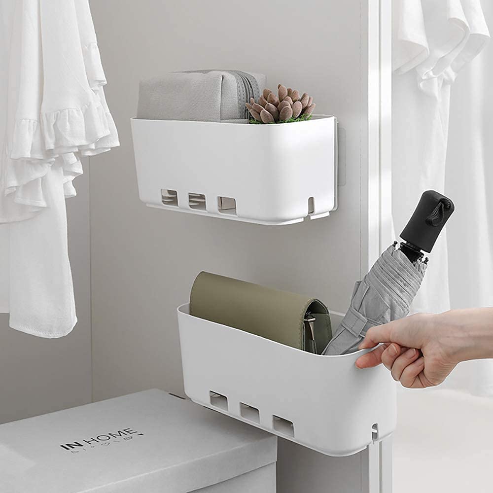 Adhesive Shower Shelf – Stainless Steel Drill-Free Organizer