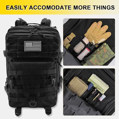 Hannibal Tactical Military Backpack | Heavy-Duty Molle Hiking Rucksack