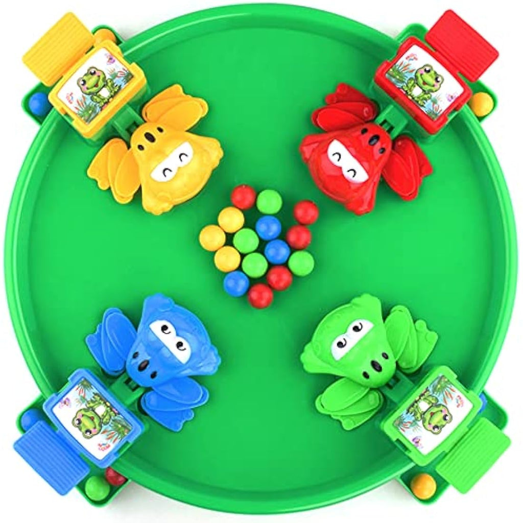 Jolof Store Hungry Frogs Family Board Game – 4 Player Kids Reflex Toy