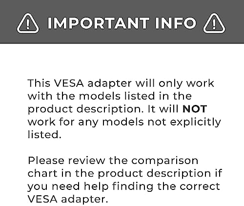 HumanCentric VESA Mount Adapter for Samsung PX2370 S24D300 S22B350