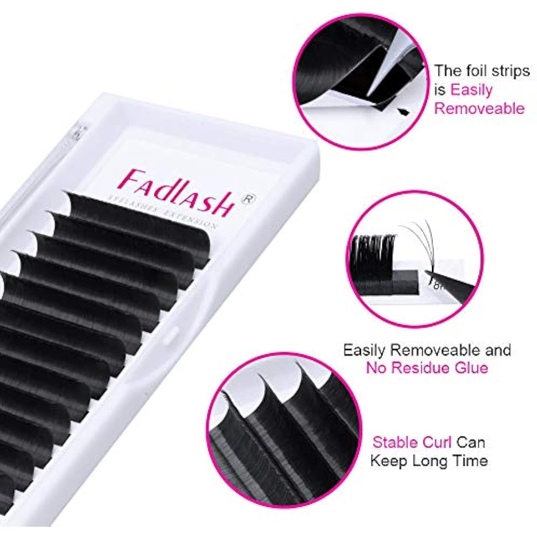 Fadlash Easy Fan Lashes – D Curl 0.07mm Mixed Russian Volume Silk