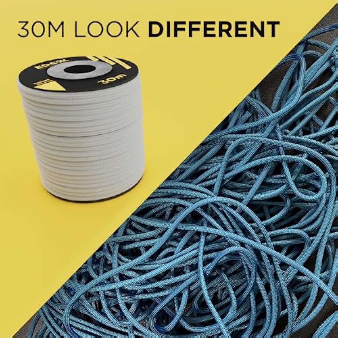 EDCX 550 Paracord – 4mm 7-Strand Nylon Rope for Camping and DIY